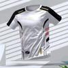 3D-печатная спортивная футболка для бега, быстросохнущая, дышащая, для мужчин и женщин, с круглым вырезом, с коротким рукавом, для тренировок на открытом воздухе, семейная