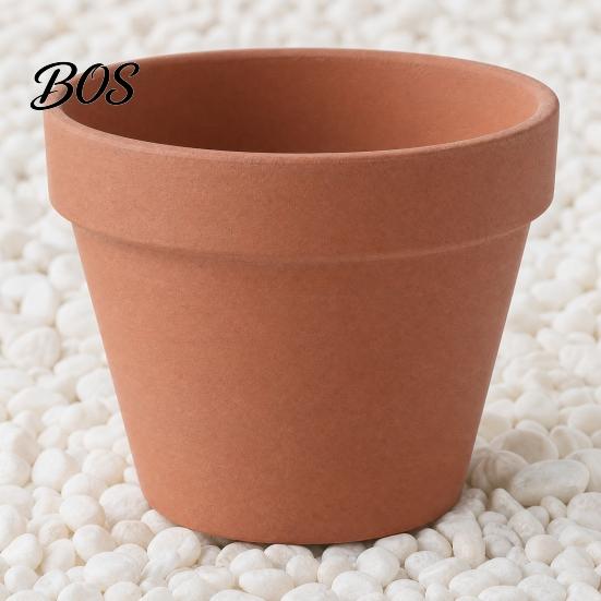 Crack Resistant Planter Terracotta Flowerpot, Clay Plant Pot with Drainage Hole, Porous Indoor Outdoor for Plants Succulents Cacti Herbs Unglazed