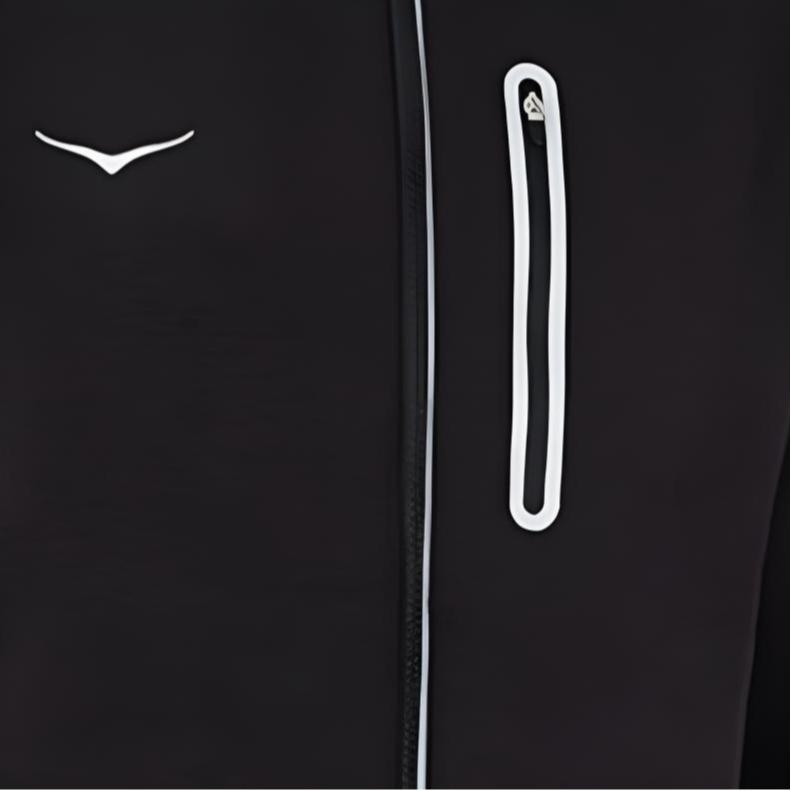 HOKA One One Aw24 трикотажная куртка для бега, спортивная повседневная удобная дышащая куртка, мужская куртка, черная 1171814