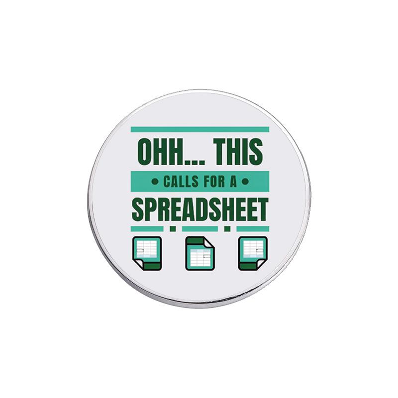 Punk UV Printing Design Pins I Love Horror Movies Brooches Clothes Lapel Badge Backpack Halloween Jewelry Gift For Friends