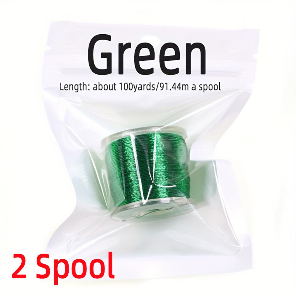 2 катушки для удочки, металлическая нить, направляющее кольцо, фиксирующая леска, нейлоновые волокна, джиг-крючок, связывающий стержень, ремонтная леска