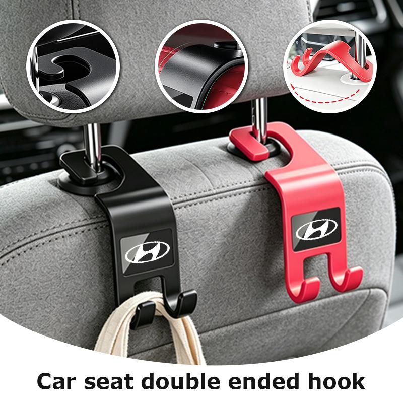 Car Styling Seat Headrest Hook Auto Back Seat Organizer Accessories For Hyundai Genesis Azera GDI i10 i20 i30 i40 ix20 ix35 HH65