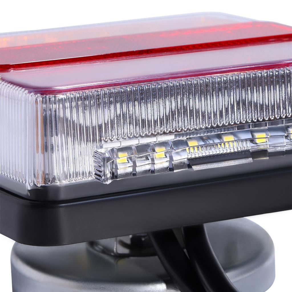 Universal 7 Pin LED Tail Lights for Trucks Trailers Tractors Buses 2835 LED Beads Brake Reverse Turn Signal Lights
