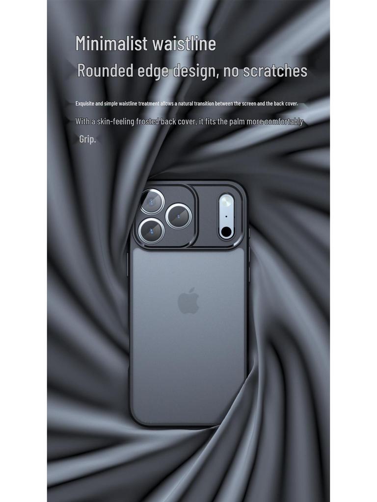 Магнитный чехол-броня Qi Airbag с защитой от падений, матовый, для iPhone 17 Pro Max