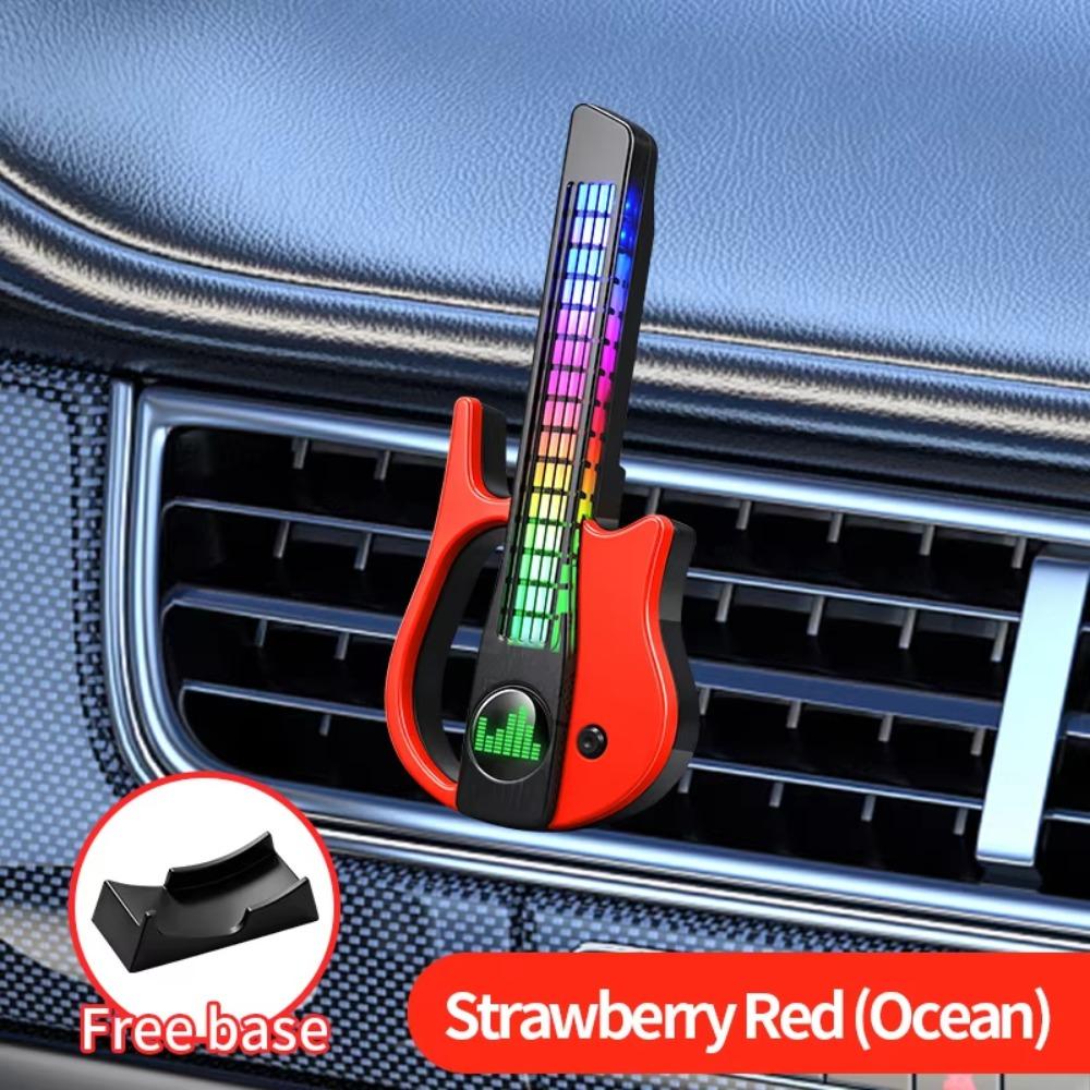 Guitar Shaped Car Aromatherapy Colorful Car Air Outlet Freshener Car Air Freshener Auto Air Outlet