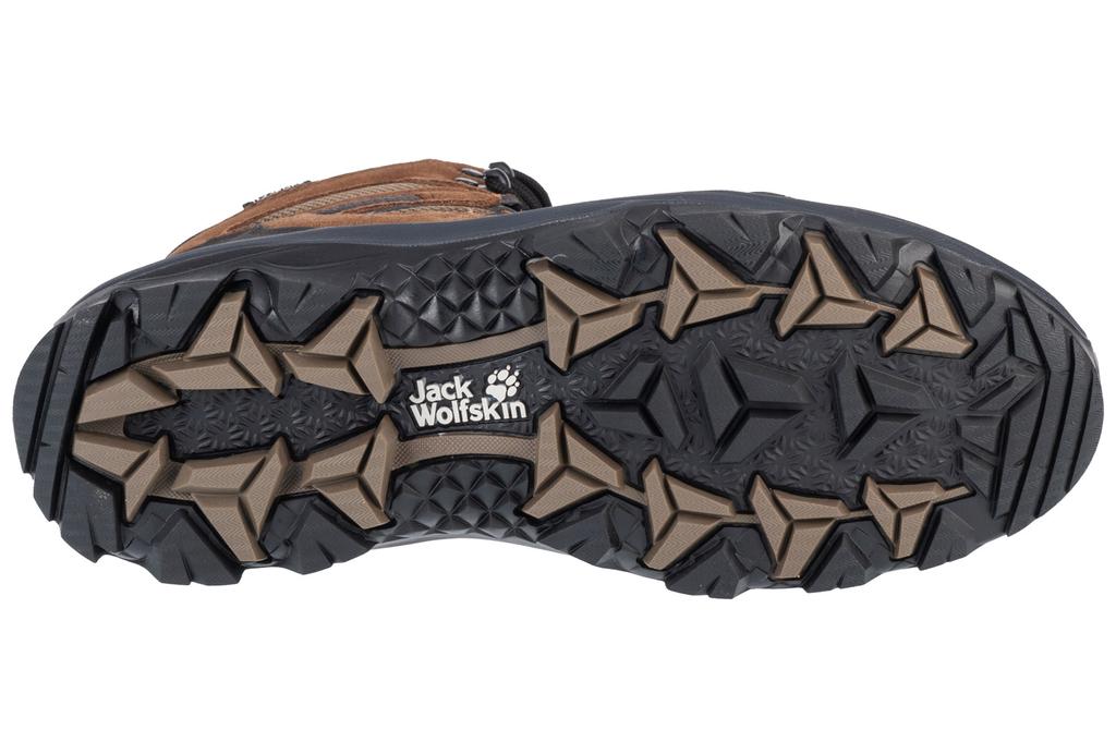 Jack Wolfskin Vojo 3 Texapore Mid M, Мужские треккинговые туфли коричневого цвета