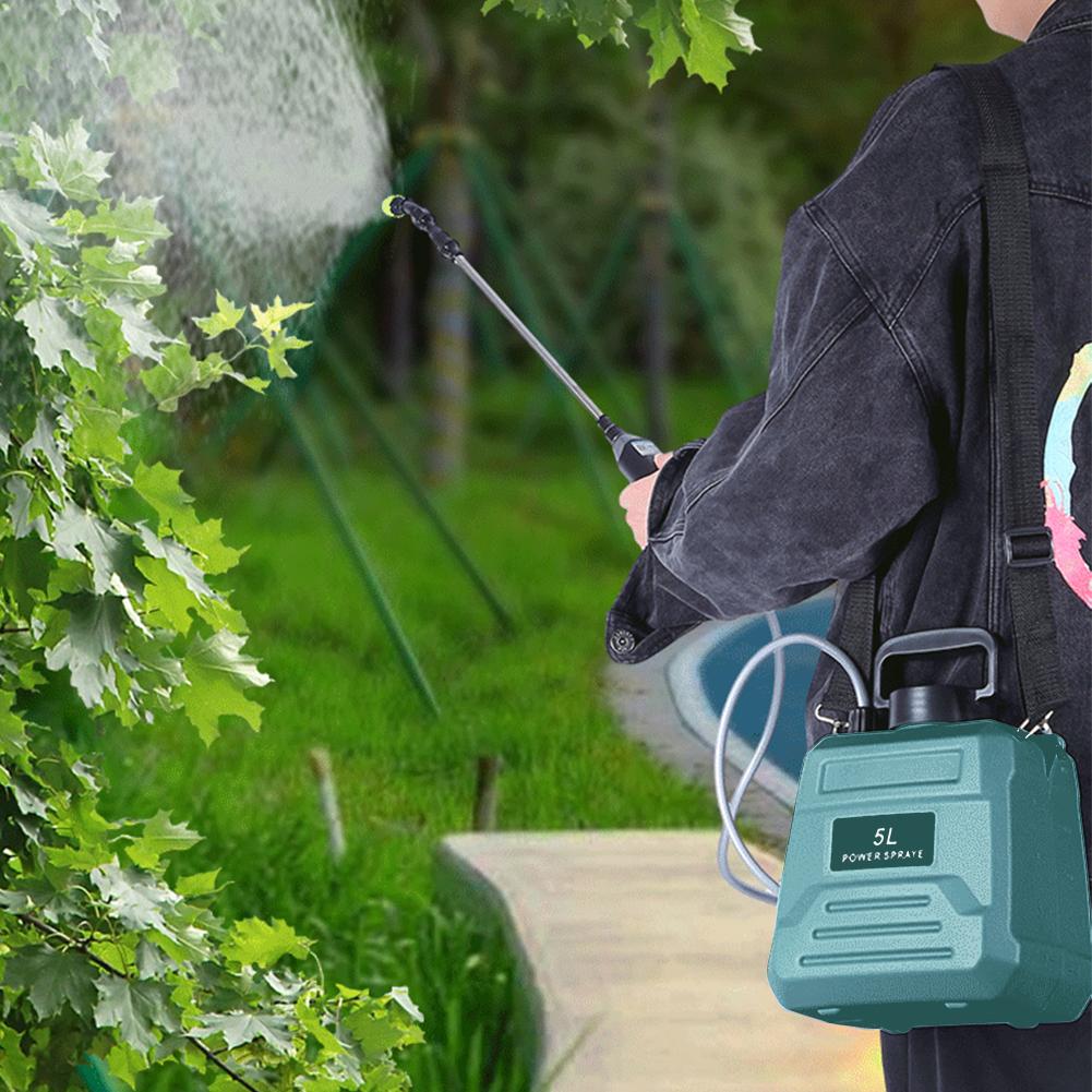 Электрический распылитель 5 л, лейка с пистолетом-распылителем, работающий от аккумулятора, автоматический садовый инструмент для полива растений Mister с зарядкой от USB