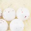 6/12 Pcs 4cm Christmas Tree Decoration Xmas White Snowball Foam Ball Party Hanging Ornament Balls