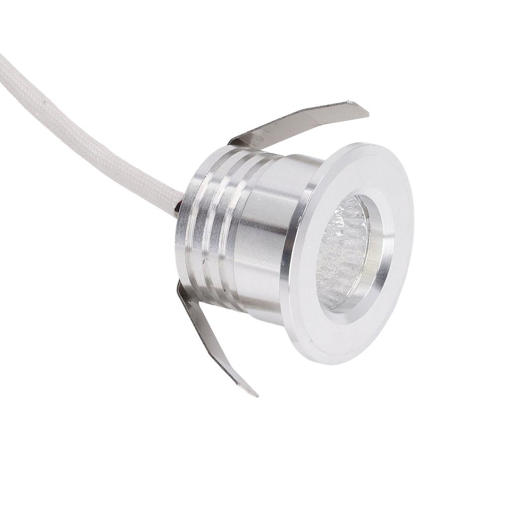 Mini Recessed COB Spotlight Stable Heat Dissipation LED Recessed Ceiling Spotlight 3W Silver Lamp