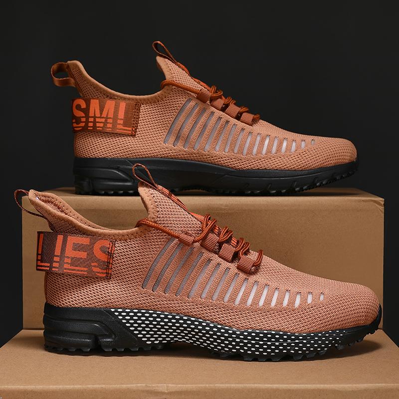 Мода 2024 Лето Сетчатые Повседневные Мужские Туфли Модный Дизайнер Платформа Новые Кроссовки Для Бега Удобные Дышащие Вулканизированные Туфли