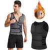 Регулируемый мужской поясной тренажер для похудения жилет для похудения корректирующее белье майки для тренировок потеря веса
