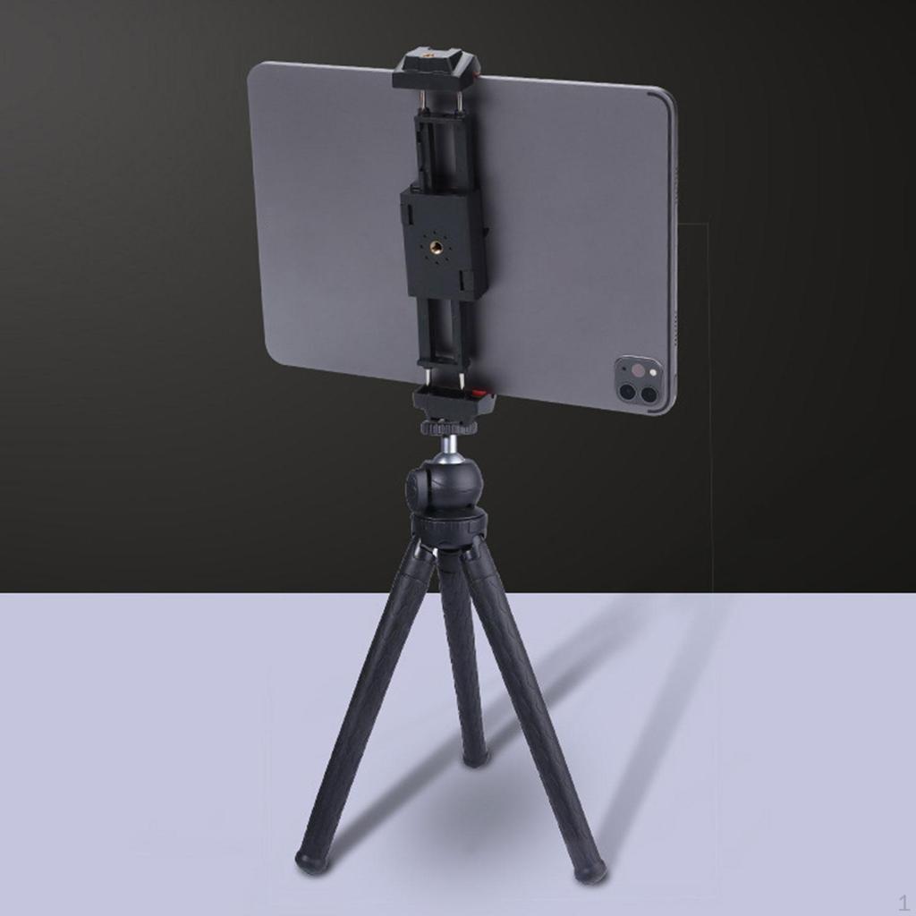 Крепление для штатива планшета, устойчивый адаптер, держатель, подставка для телефона, прочный противоскользящий винт 1/4" для видео