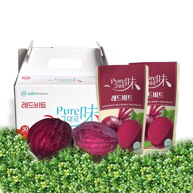Pure Measu NFC Juiced 100% Jeju Red Beet Juice, 100ml, 30 pieces