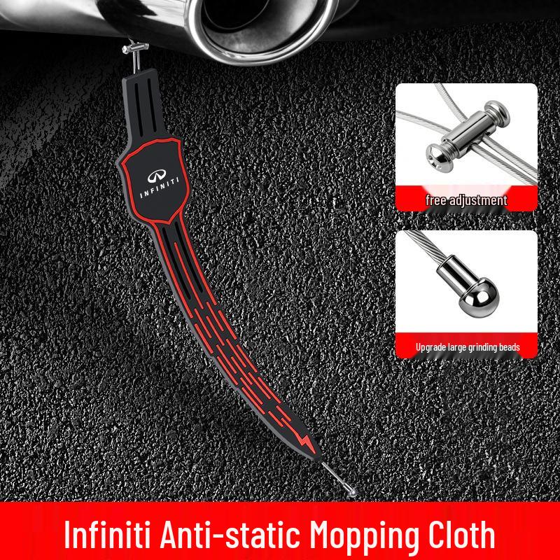 Anti-Static Exhaust Drag Strap for Infiniti QX50/Q50L/QX60/Q70L