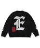 STIGMA Hell Oversized Knit Crewneck