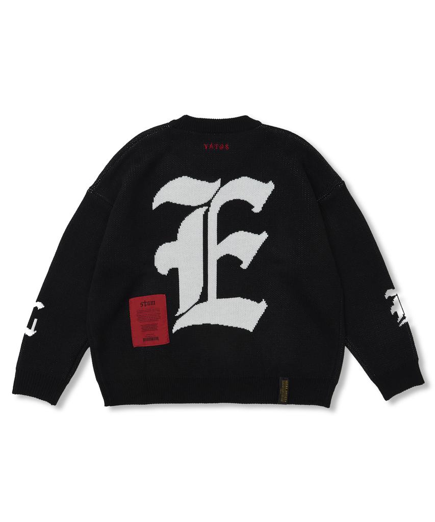 STIGMA Hell Oversized Knit Crewneck