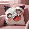 Character cute ghost Cushion Cover MultiScene Pillow Cover for Home  Car  Reversible Soft  Durable for Daily Use