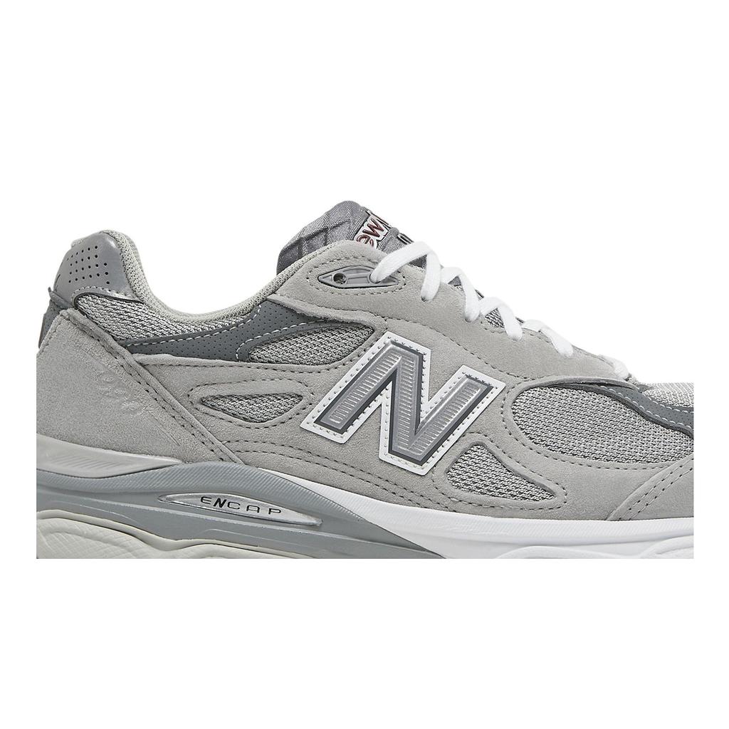 New Balance 990v3 Сделано в США 'Серый' (унисекс) Серые / Белые Беговые Кроссовки M990GY3