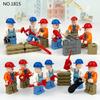 MOC City Series Building Professional Worker Character Building Block Toys