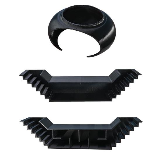 Yousheng Aquarium Tunnel Cave under Gravel Fish Hideaway Two Hole Viewing Tunnel Fish And Shrimp Hideout for Pleco Shrimp Betta