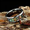 Vintage Tarot Sun Moon Star Occult Mystical Pattern Stainless Steel Rings for Men Women High Polished Wedding Band Jewelry Gift