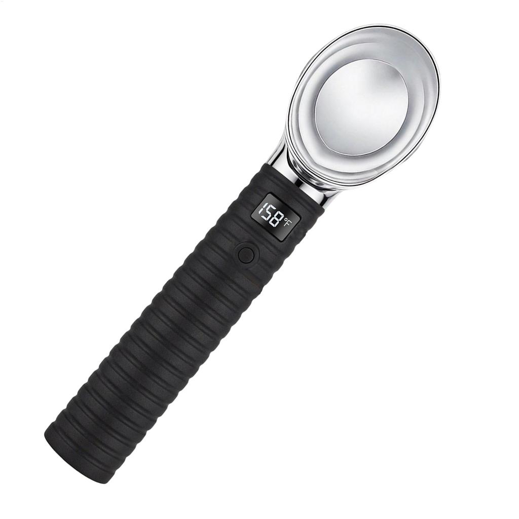 Electric Ice Cream Scoop Waterproof 2-Level Adjustable 131/158 Metal Heated Food Scoopers For Kitchen Dessert Buffet Birthday