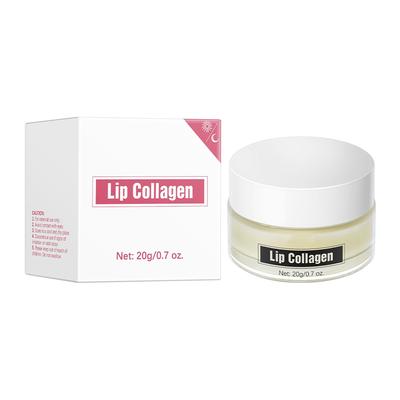Ночная маска для губ Lip Sleeping Mask 20 г. Ночная коллагеновая маска для губ Lip Plumper Advanced с гиалуроновой кислотой, бальзам для губ с пептидным комплексом от морщин на губах