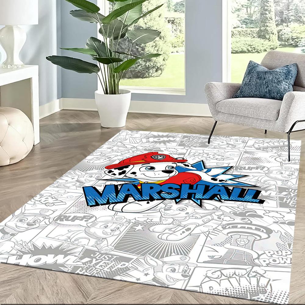Paw Patrol: Heroic Rescue Team Square rugs are a great choice for living rooms, bedrooms, home décor, and as gifts.