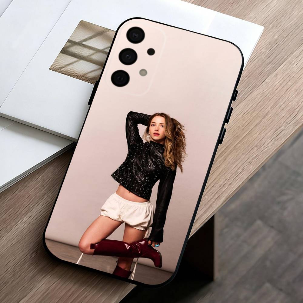Чехол для телефона с изображением актрисы Эмили Радд Для Samsung Galaxy A73,A72,A71,A70,A53,A52,A51, Мягкий черный силиконовый чехол