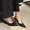 Fashion Sharp Pointed High-heeled Shoes for Women In Spring 2025 Paired with Skirts and Slim Heeled Sandals for a Stylish Look