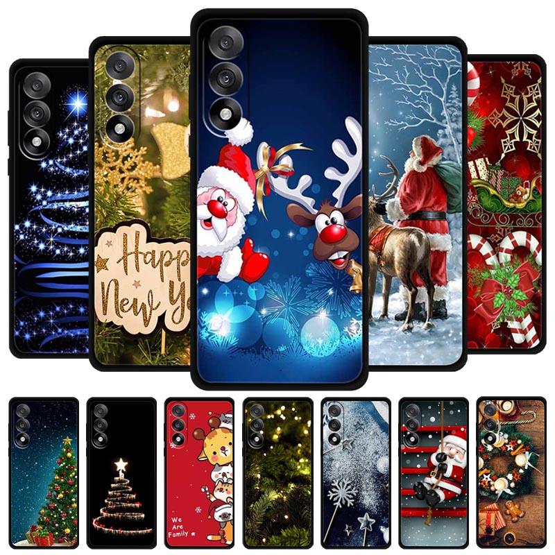 Christmas Phone Cases For OnePlus Nord 5 5G Case Shockproof Silicone Soft Black Cover Christmas Tree for 1+ Nord 5 5G Back Cover