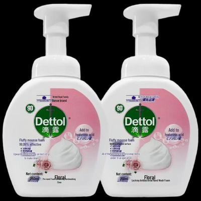 Dettol Цветочная Пена для Мытья Рук Двойная Упаковка