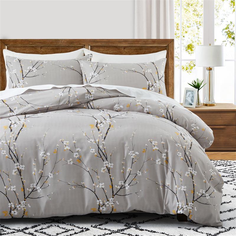 Abstract Geometric Duvet Cover Full Queen Size Wave Pattern Bedding Set Farmhouse Comforter Cover Microfiber Chevron Quilt Cover