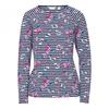 Womens/Ladies Dellini Floral Long-Sleeved Top