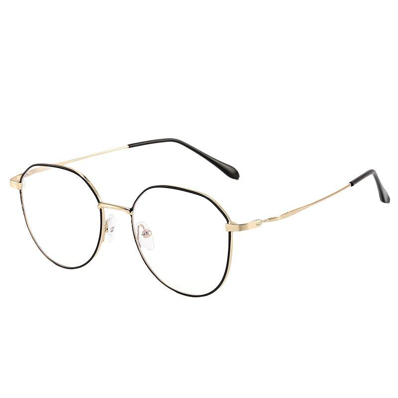 Многоугольные очки с защитой от синего света: Модные оправы для близорукости для мужчин и женщин, стиль Douyin