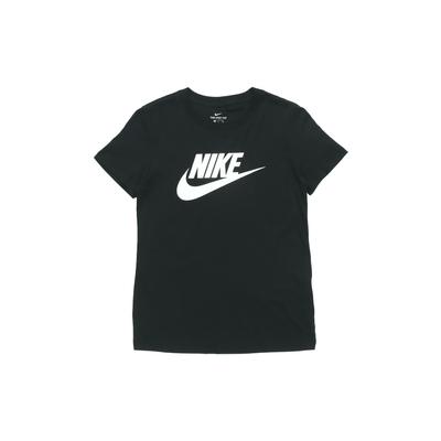Спортивная одежда Essential Classic Logo Футболка с коротким рукавом Женские топы Черные BV6170-010