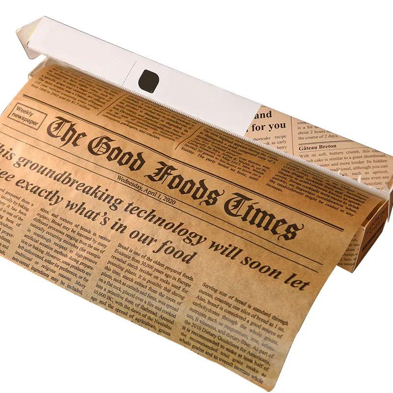 Parchment Paper Baking Tools Food Grade Grease Paper Bread Sandwich Burger Fries Wrappers Cookie Oilpaper 5 Meters Baking Tools