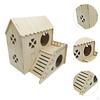 Hamster House Pet Sturdy Multifunction Hamsters Nest Gerbil Mice and Rat Habitat for