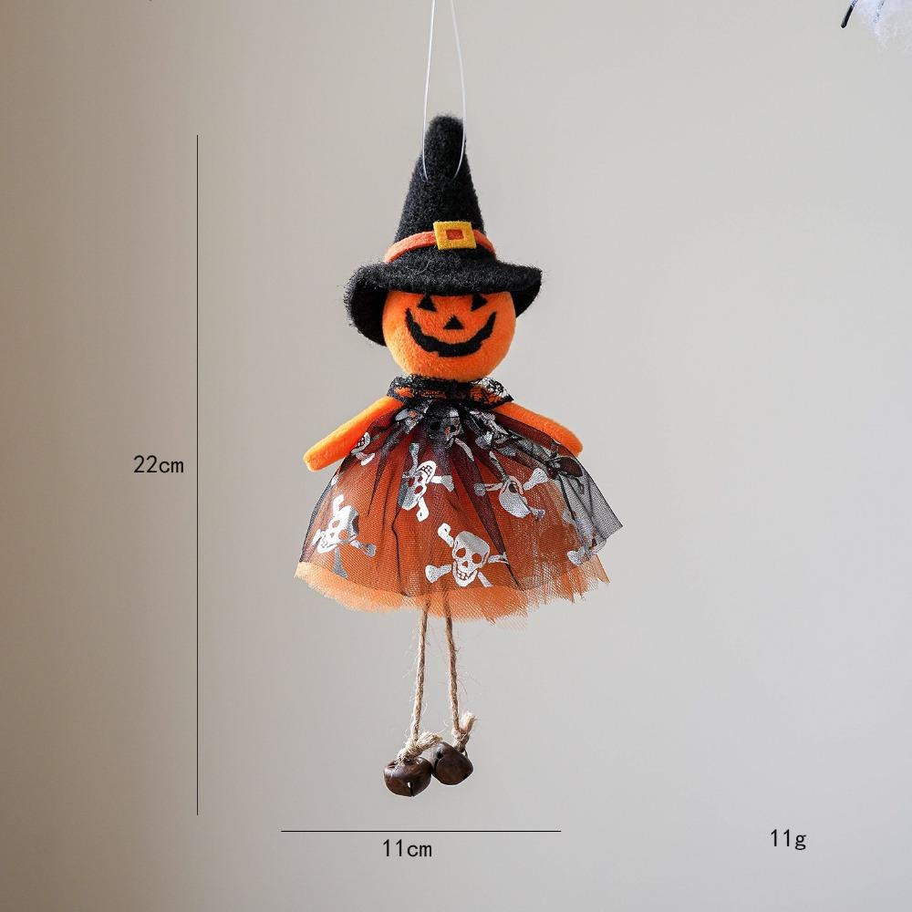 Ghost Witch Drop Ornament Multicolor Hang Decorative Dolls Halloween Hanging Decoration Gift