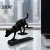 Layered Ladder Art Piece 3D Printed Cat Dog Figurine, Stair Animal Sculpture, Shape Stepping Sculpture Cat/Dog Artistic Desktop Ornament Gift