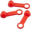 Kijima ZBL-ZN010012 Motorcycle Parts Bleeder Dust Cap, BLAZE, Red, 3 Pieces
