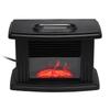 Electric Fireplace Heater Flame Display Mini Tabletop Warmer Simulation Heating Portable Mantelpiece Room Office Heating Winter