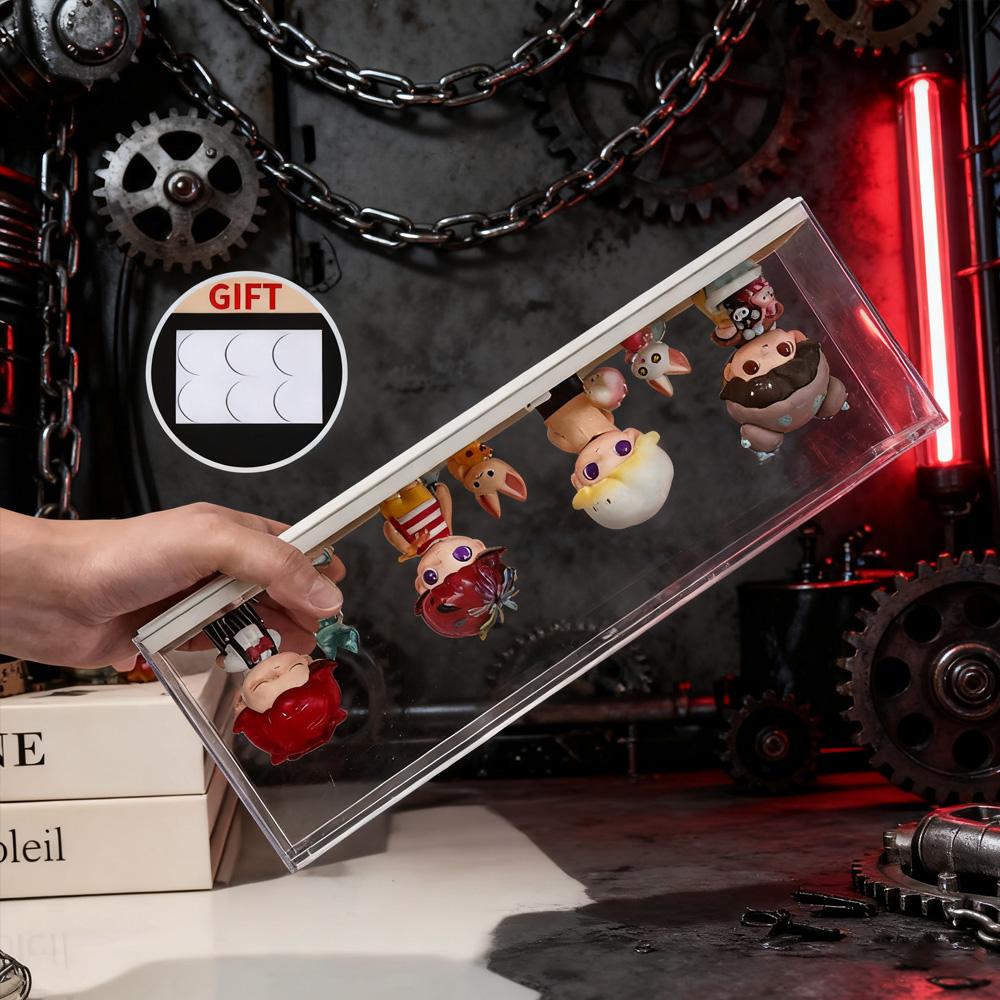 Премиальная коллекционная полка Пылезащитный дисплей для игрушек в слепой коробке Хранение 1/2/3 слоя на выбор