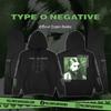 Худи свитшот унисекс O Negative Dead Again Оверсайз Y2k Американская готика Графика метал-группы Женская мужская одежда