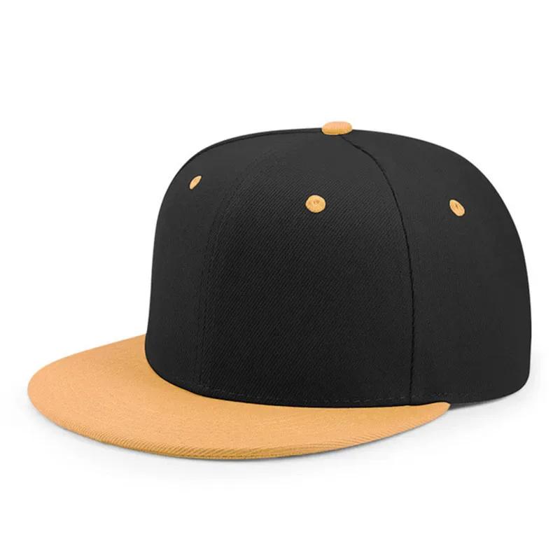 Новая однотонная регулируемая кепка-snapback Высокое качество для взрослых Хип-хоп Уличный городской стиль Бейсболка Мужская Женская Для активного отдыха на природе Бейсболка