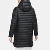 Nike Спортивная куртка Windrunner Down-Fill Warm Solid Color Mid-Length с капюшоном Winter Women Upper Clothing Black CU5092-010