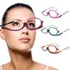 Diopter Rotating Makeup Reading Glasses Folding Eyeglasses Magnifying Glasses Cosmetic Glasses