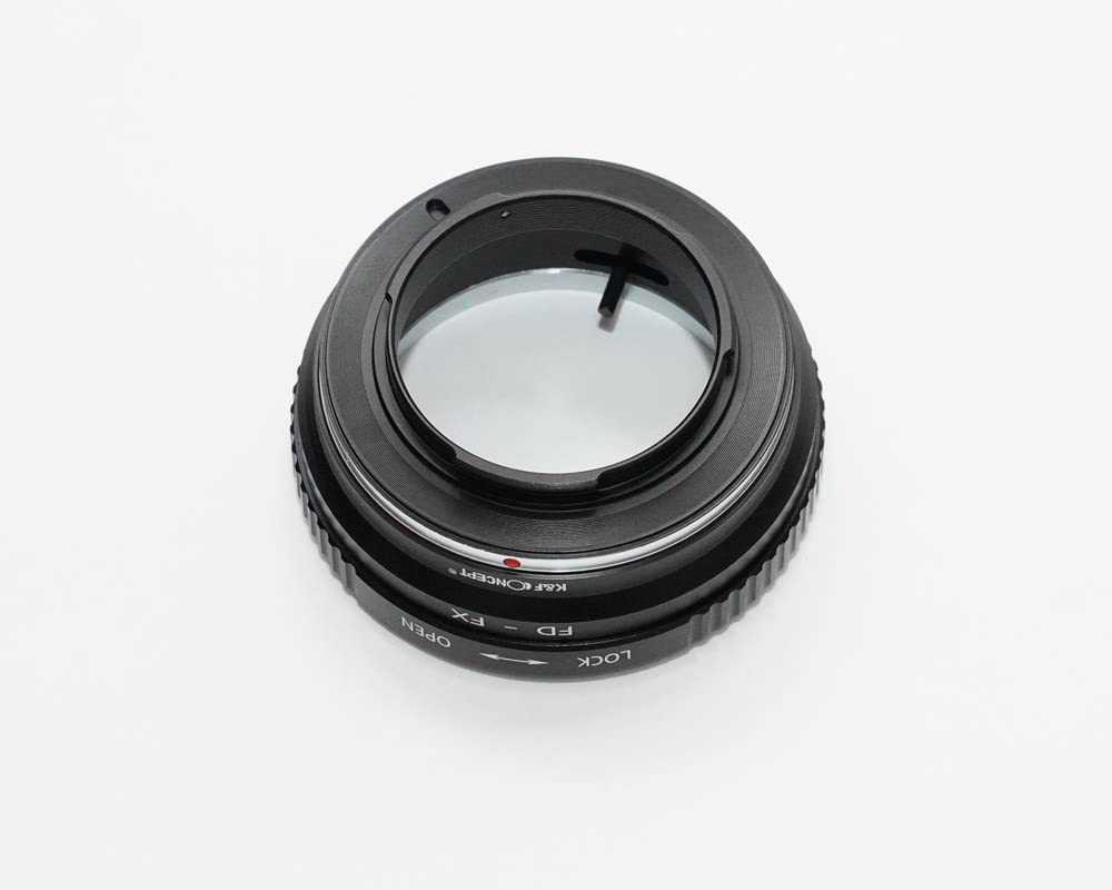 CANON FD Mount to Fuji X FX Mount Adapter with Lens Cloth K&F fd-fx (KFFX)