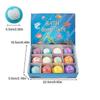 Children's bath ball explosion toy bath salt ball set 70g*12 bath bubble bath ball gift box