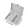 Lockable Portable Necklace Organizer Multi-grids Jewelry Display Container  Bracelet